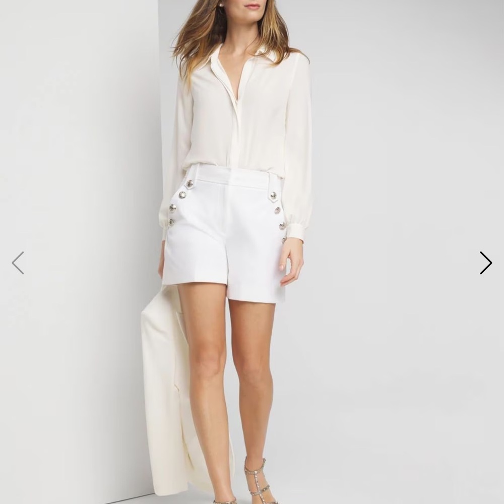 White 5” Mariner Shorts by WHBM